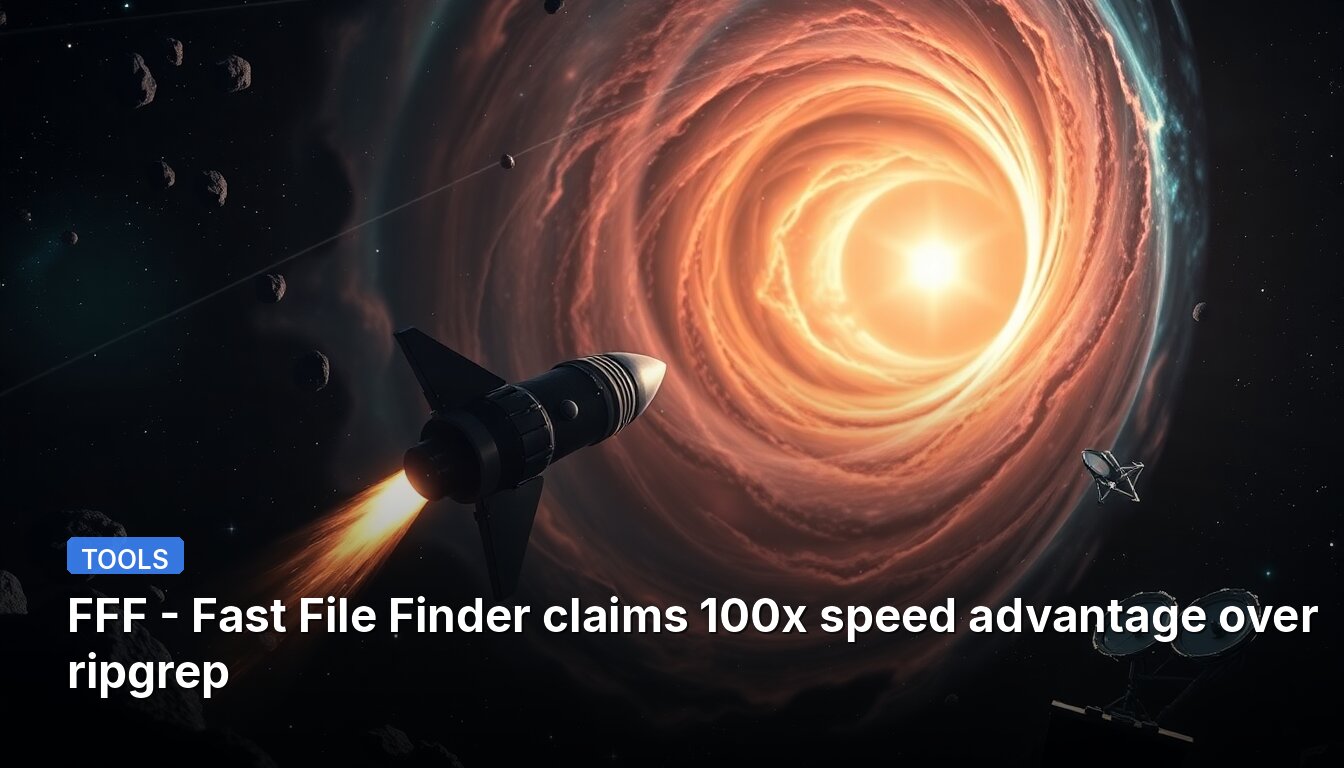 FFF - Fast File Finder claims 100x speed advantage over ripgrep