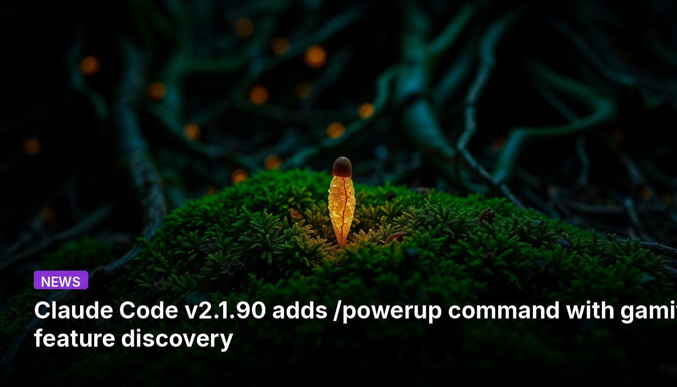 Claude Code v2.1.90 adds /powerup command with gamified feature discovery