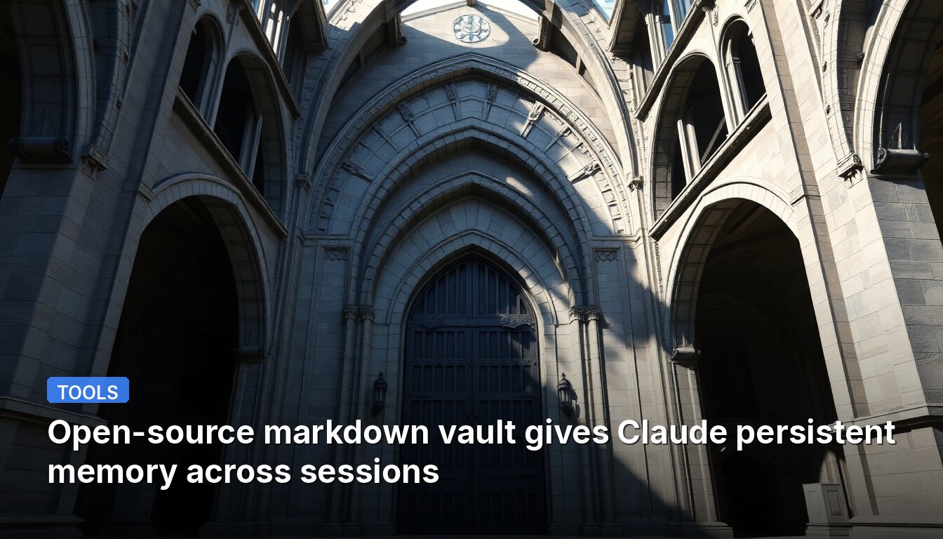 Open-source markdown vault gives Claude persistent memory across sessions