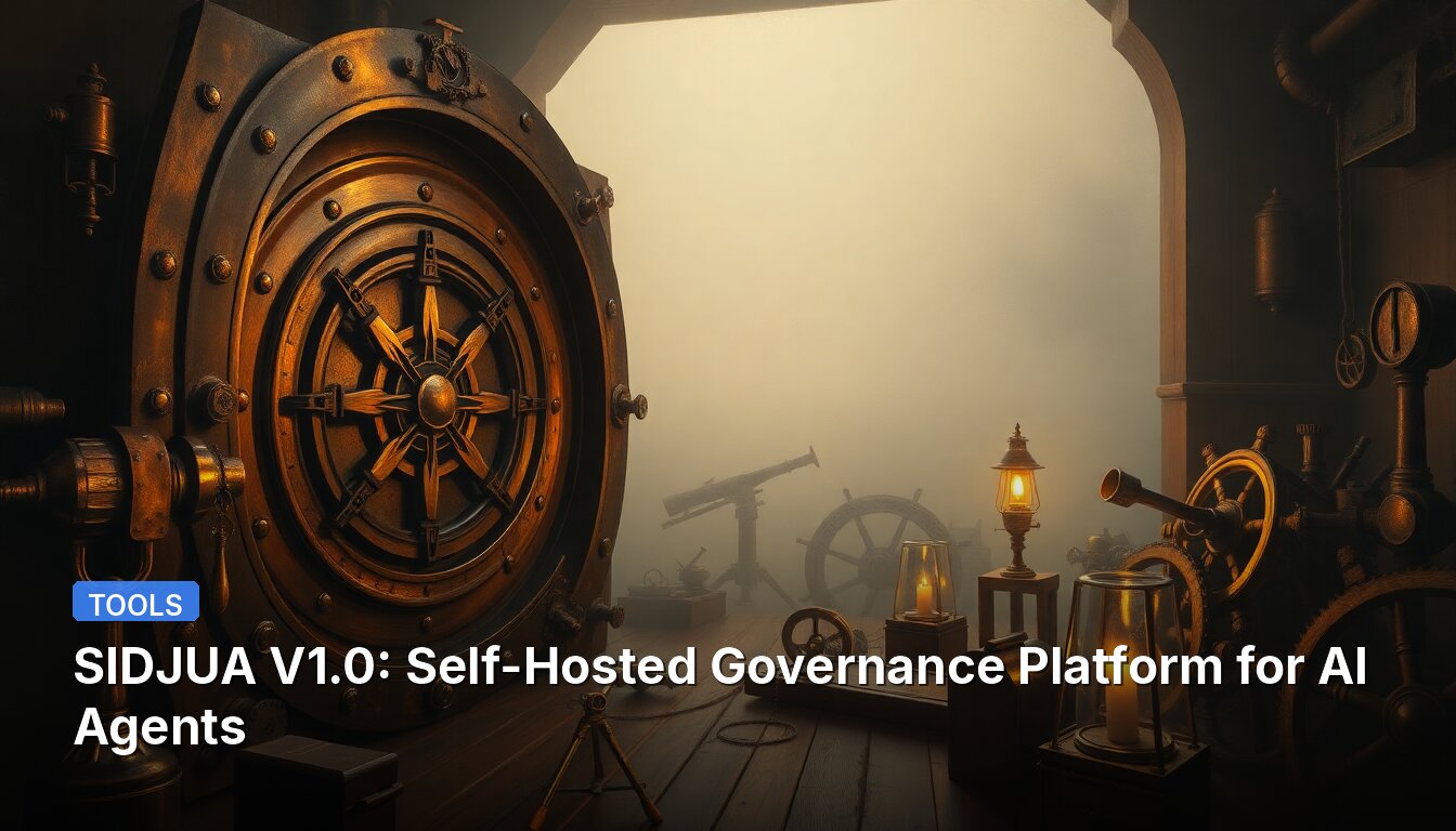 SIDJUA V1.0: Self-Hosted Governance Platform for AI Agents