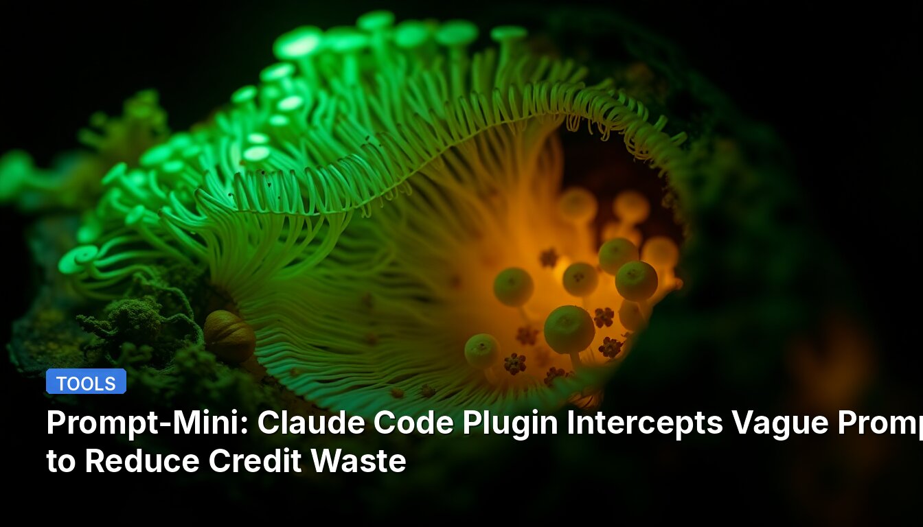 Prompt-Mini: Claude Code Plugin Intercepts Vague Prompts to Reduce Credit Waste