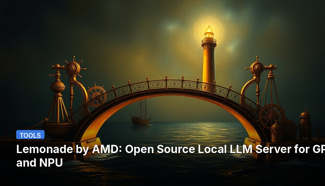Lemonade by AMD: Open Source Local LLM Server for GPU and NPU