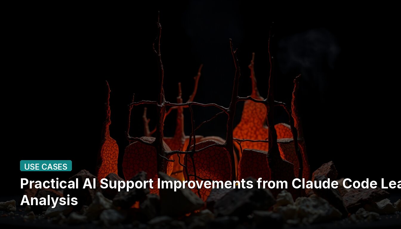 Practical AI Support Improvements from Claude Code Leak Analysis