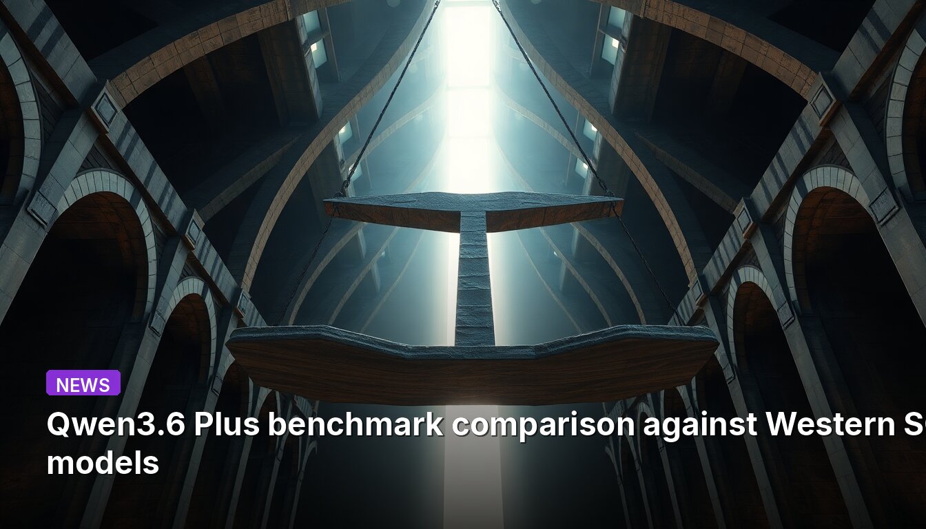 Qwen3.6 Plus benchmark comparison against Western SOTA models