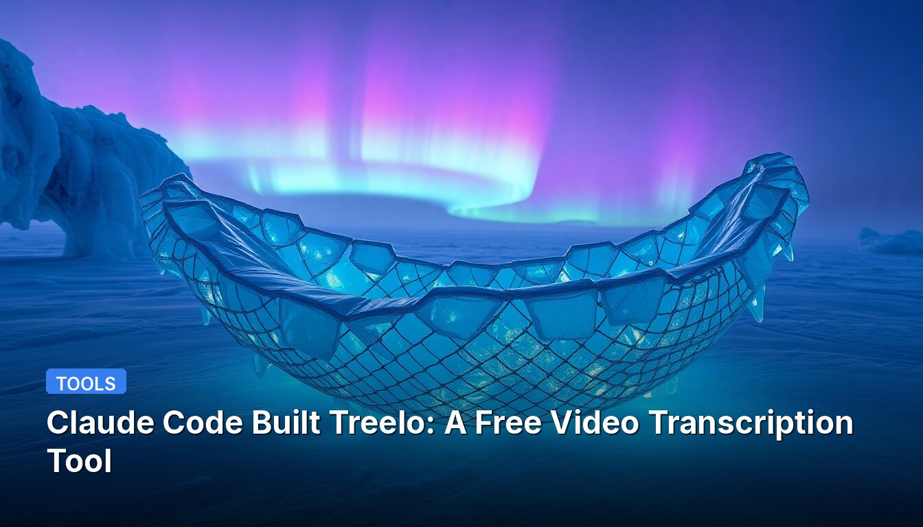 Claude Code Built Treelo: A Free Video Transcription Tool