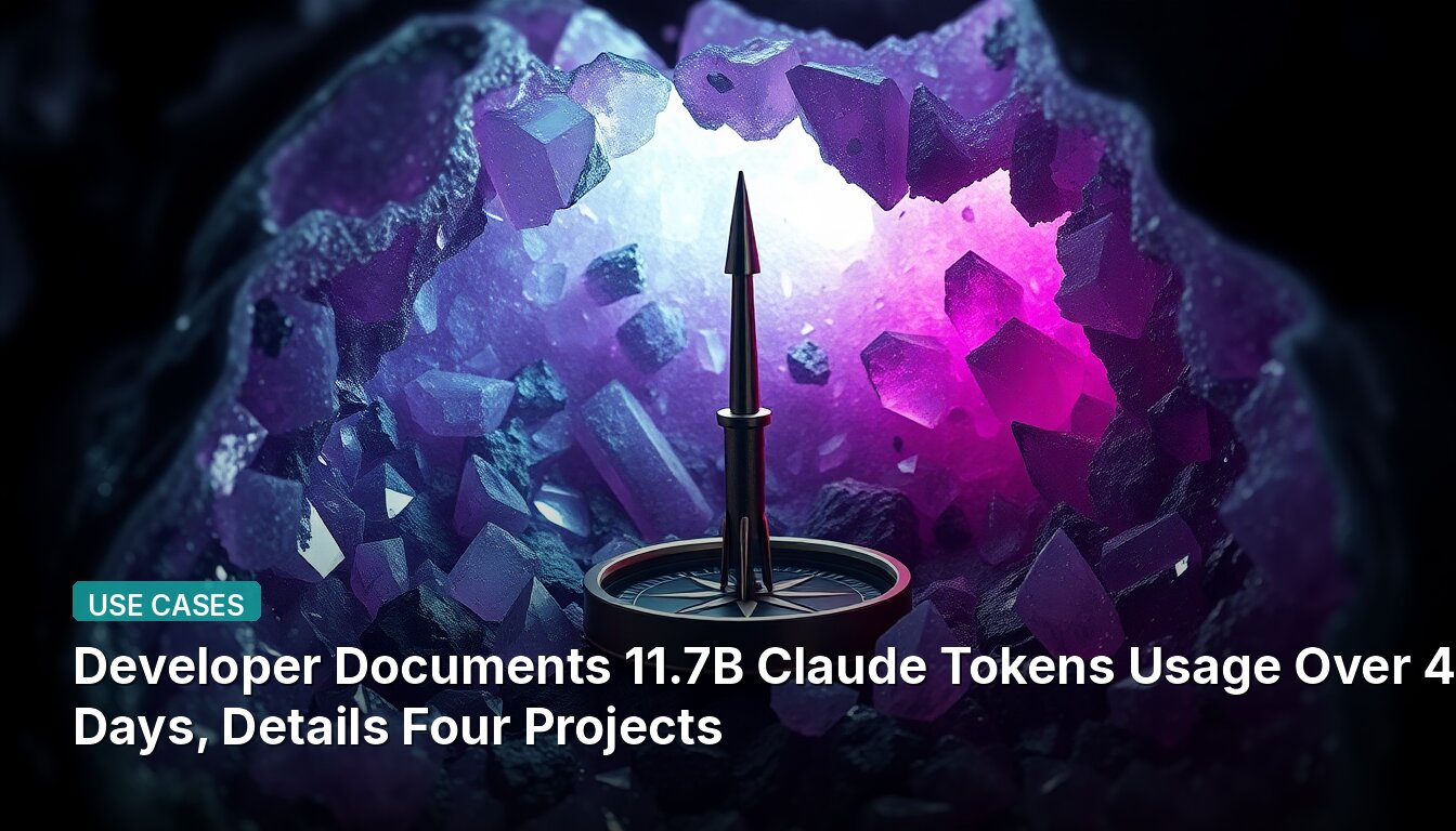 Developer Documents 11.7B Claude Tokens Usage Over 45 Days, Details Four Projects