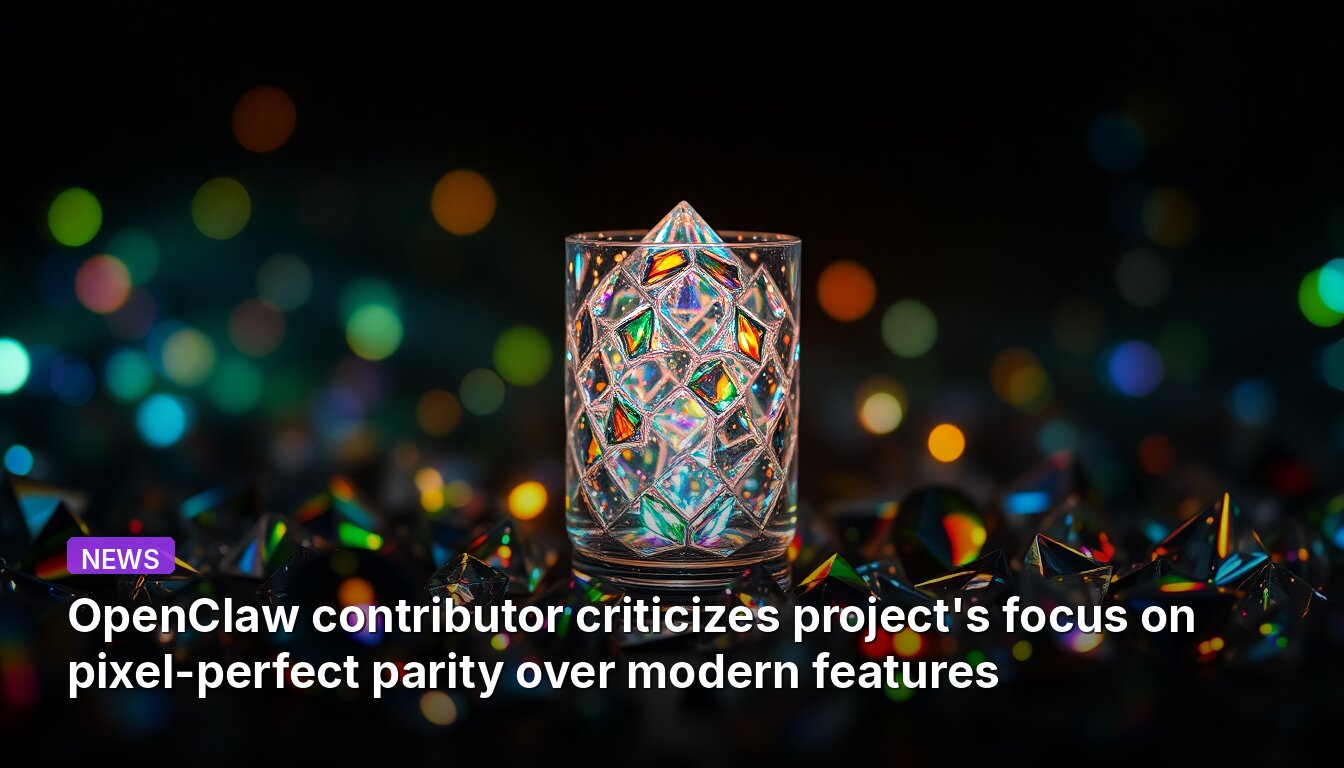 OpenClaw contributor criticizes project's focus on pixel-perfect parity over modern features