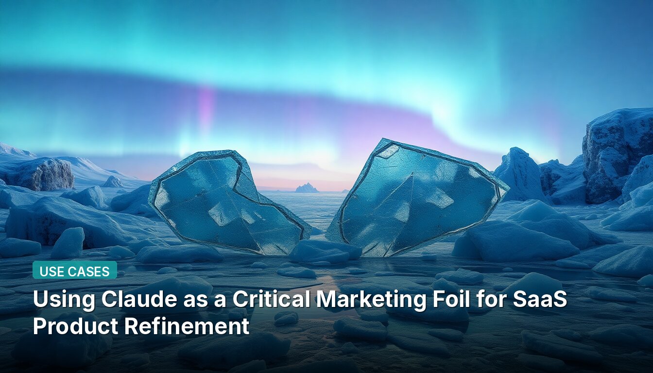Using Claude as a Critical Marketing Foil for SaaS Product Refinement