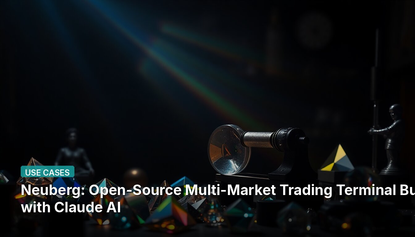 Neuberg: Open-Source Multi-Market Trading Terminal Built with Claude AI