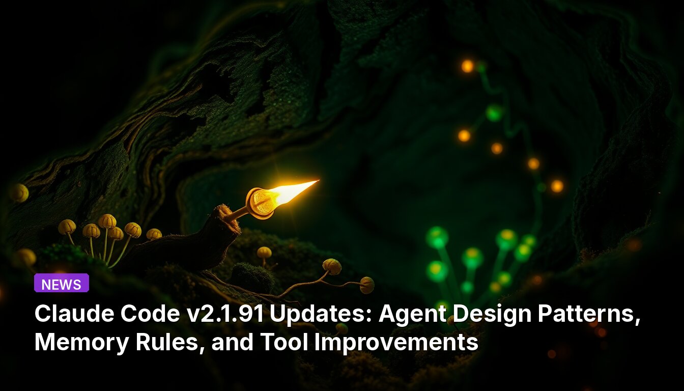Claude Code v2.1.91 Updates: Agent Design Patterns, Memory Rules, and Tool Improvements