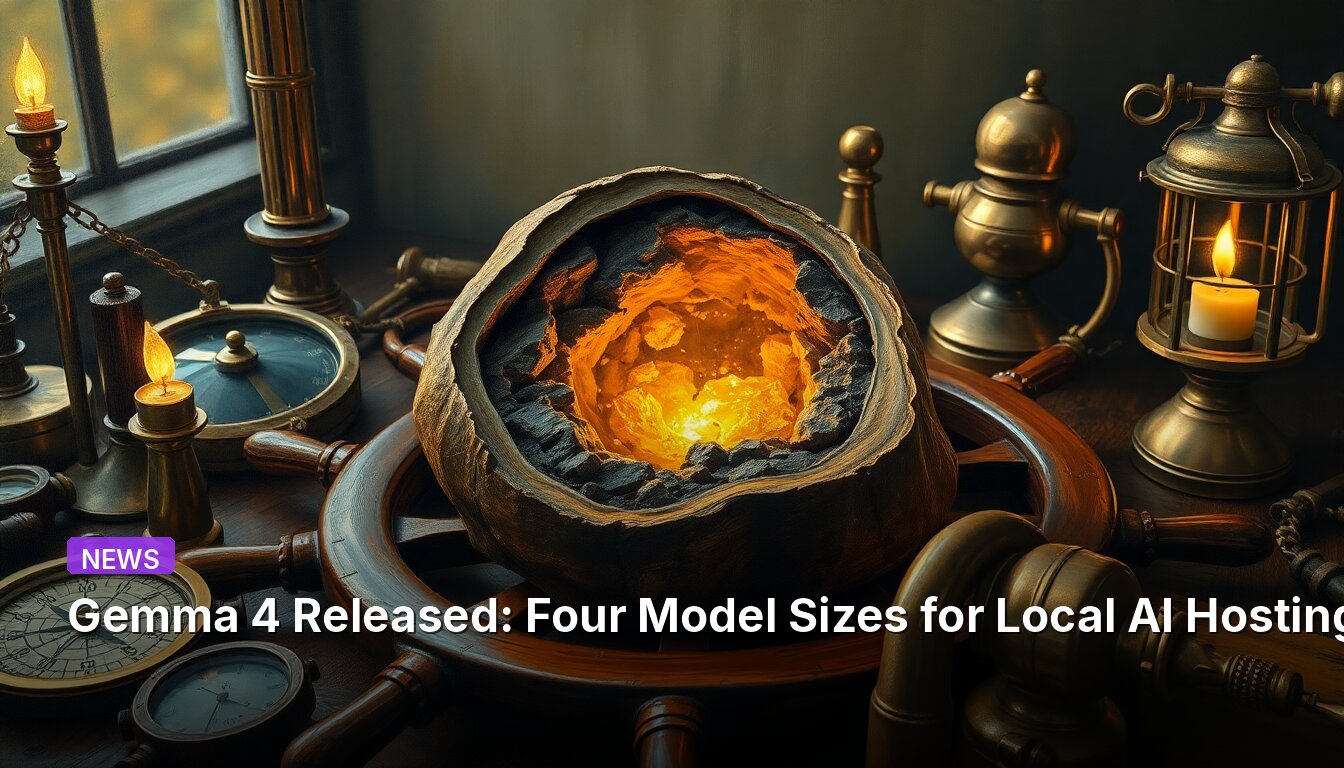 Gemma 4 Released: Four Model Sizes for Local AI Hosting