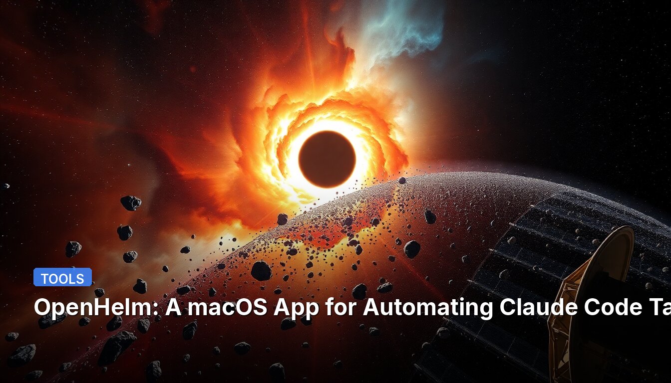 OpenHelm: A macOS App for Automating Claude Code Tasks