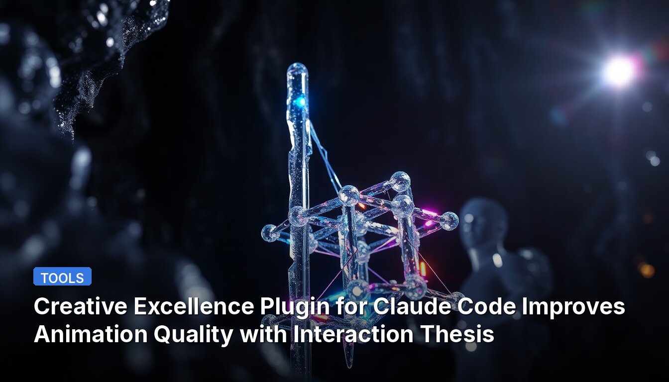 Creative Excellence Plugin for Claude Code Improves Animation Quality with Interaction Thesis