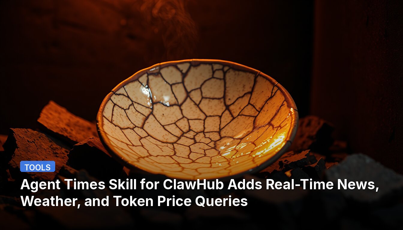 Agent Times Skill for ClawHub Adds Real-Time News, Weather, and Token Price Queries