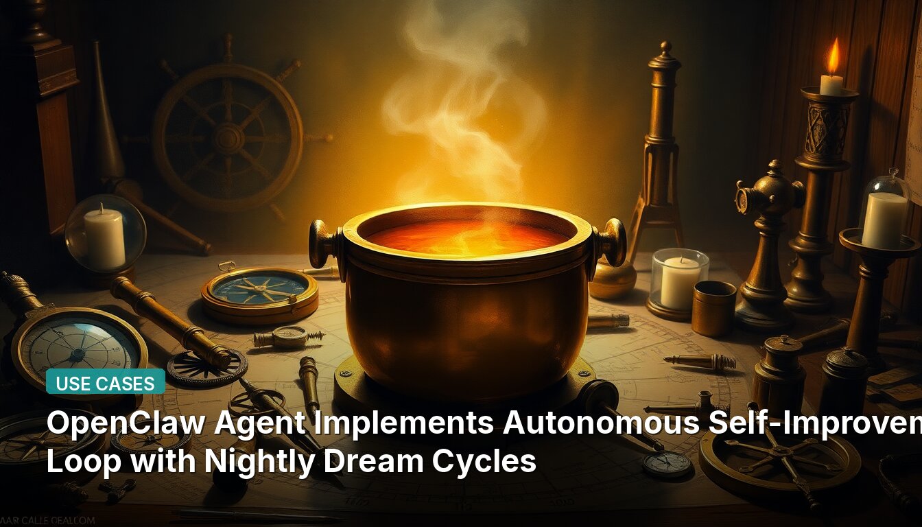 OpenClaw Agent Implements Autonomous Self-Improvement Loop with Nightly Dream Cycles