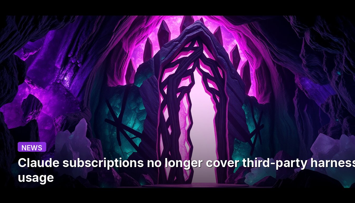 Claude subscriptions no longer cover third-party harness usage