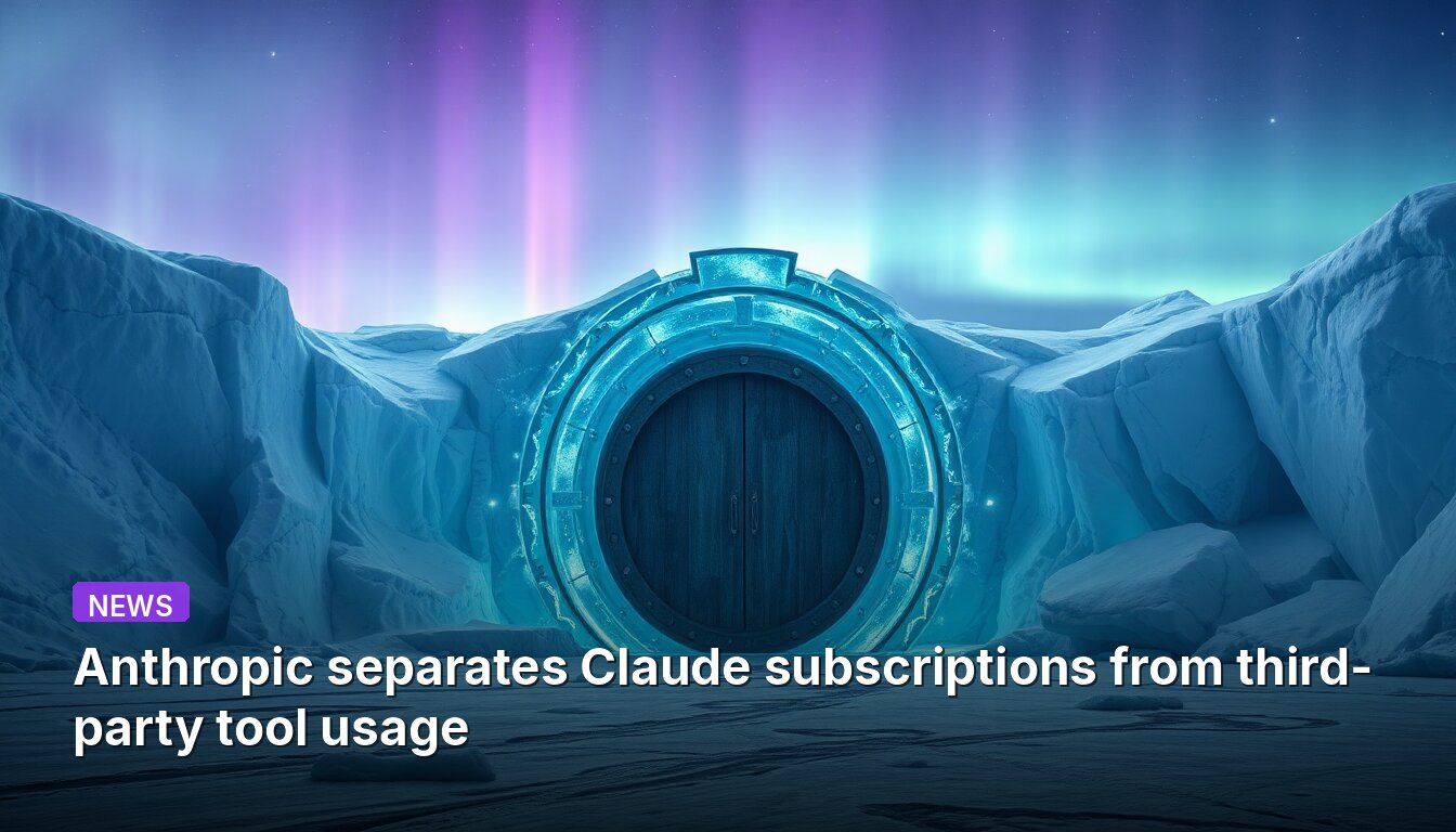 Anthropic separates Claude subscriptions from third-party tool usage