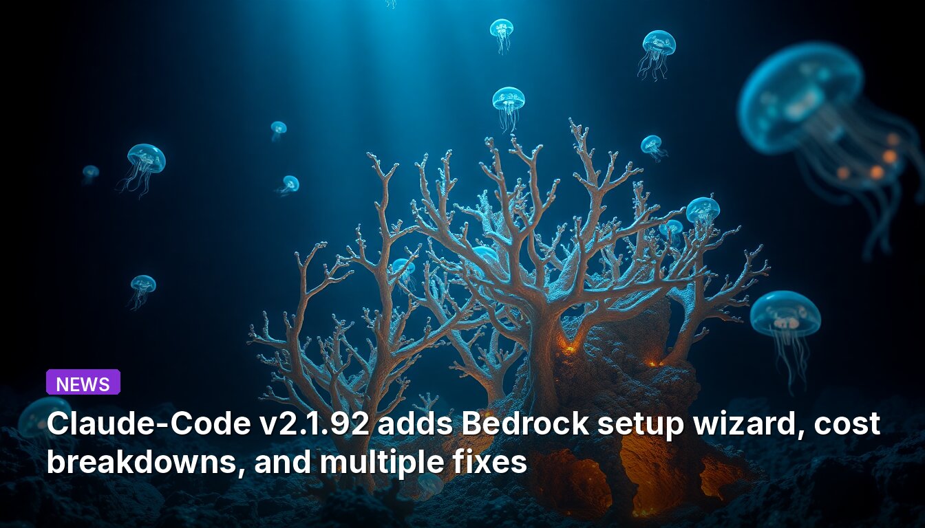 Claude-Code v2.1.92 adds Bedrock setup wizard, cost breakdowns, and multiple fixes