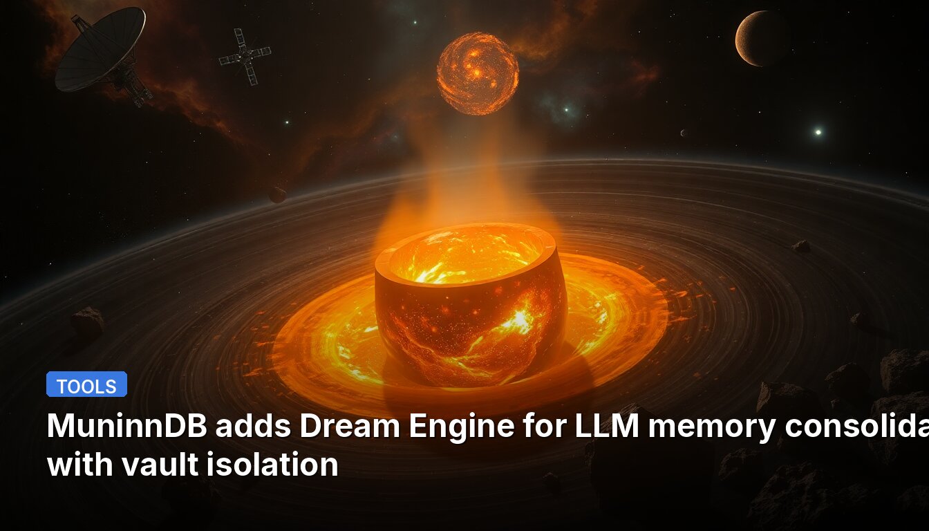 MuninnDB adds Dream Engine for LLM memory consolidation with vault isolation