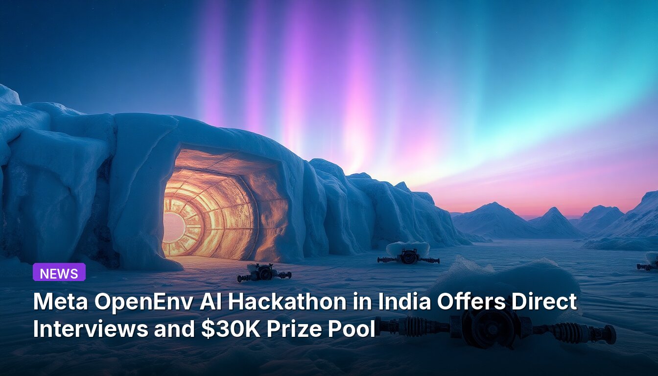 Meta OpenEnv AI Hackathon in India Offers Direct Interviews and $30K Prize Pool