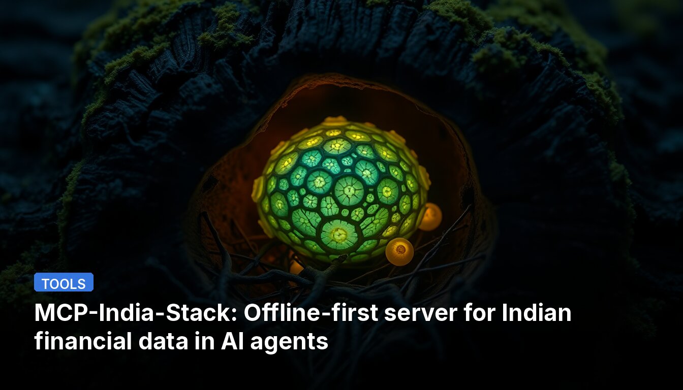 MCP-India-Stack: Offline-first server for Indian financial data in AI agents