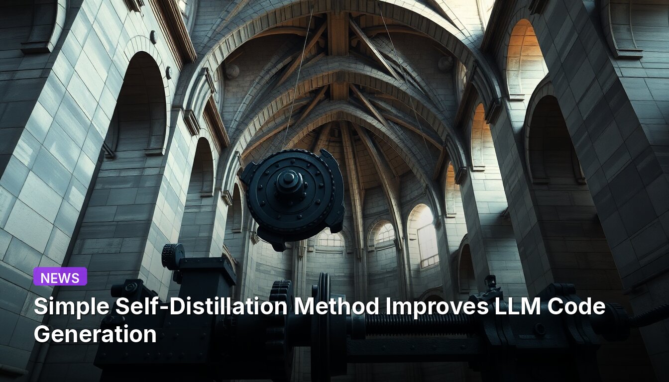 Simple Self-Distillation Method Improves LLM Code Generation