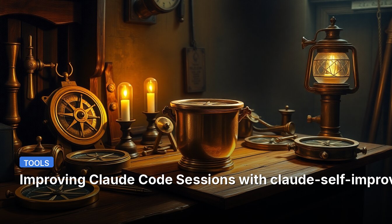 Improving Claude Code Sessions with claude-self-improve