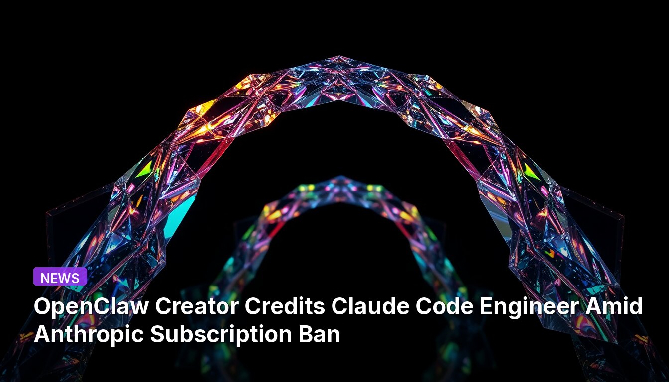 OpenClaw Creator Credits Claude Code Engineer Amid Anthropic Subscription Ban