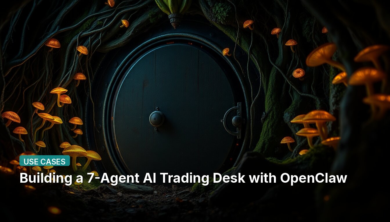 Building a 7-Agent AI Trading Desk with OpenClaw