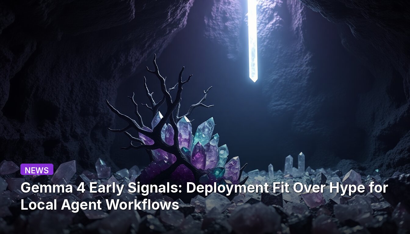 Gemma 4 Early Signals: Deployment Fit Over Hype for Local Agent Workflows