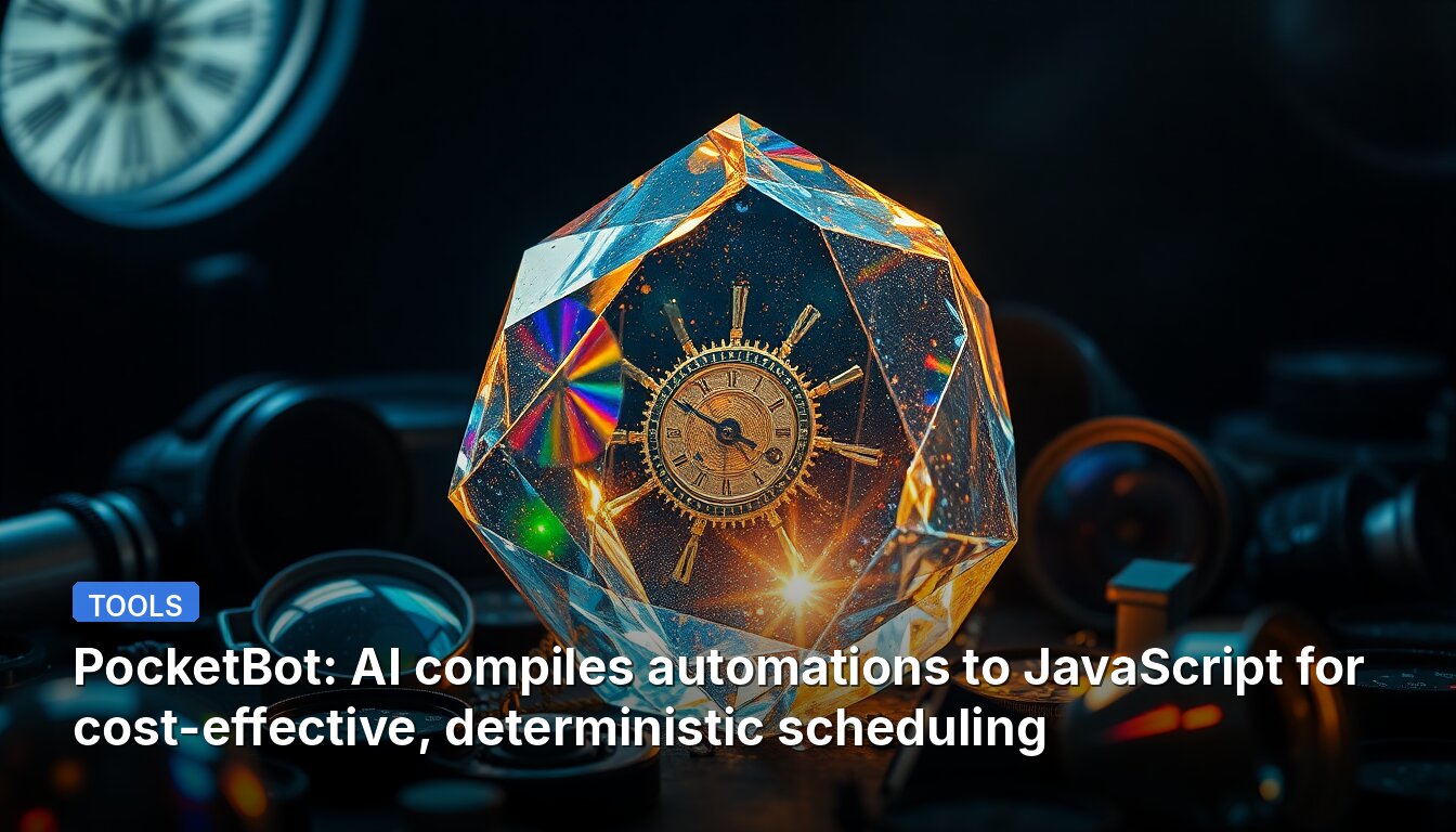 PocketBot: AI compiles automations to JavaScript for cost-effective, deterministic scheduling