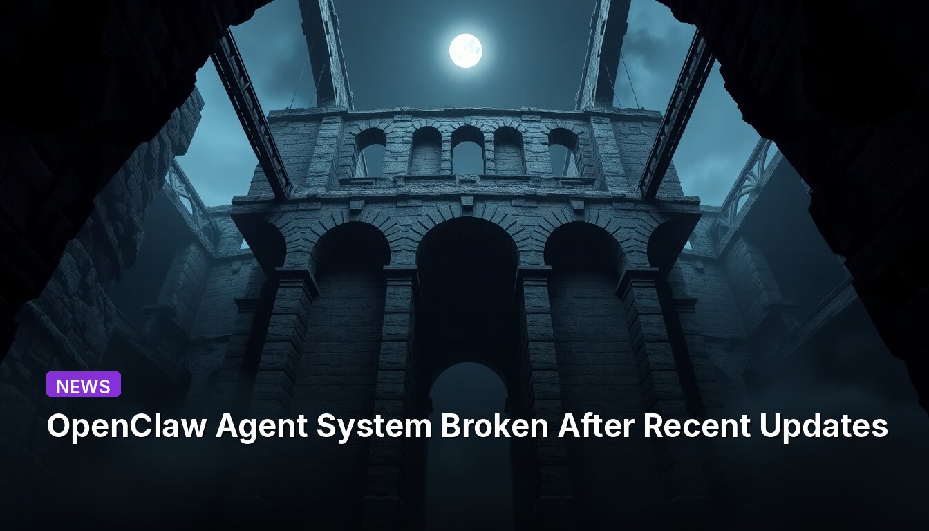 OpenClaw Agent System Broken After Recent Updates