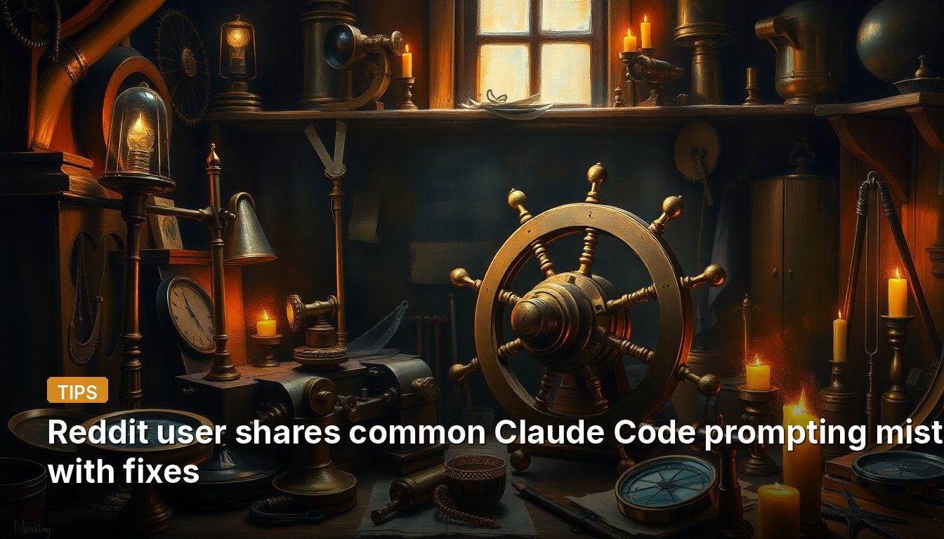 Reddit user shares common Claude Code prompting mistakes with fixes