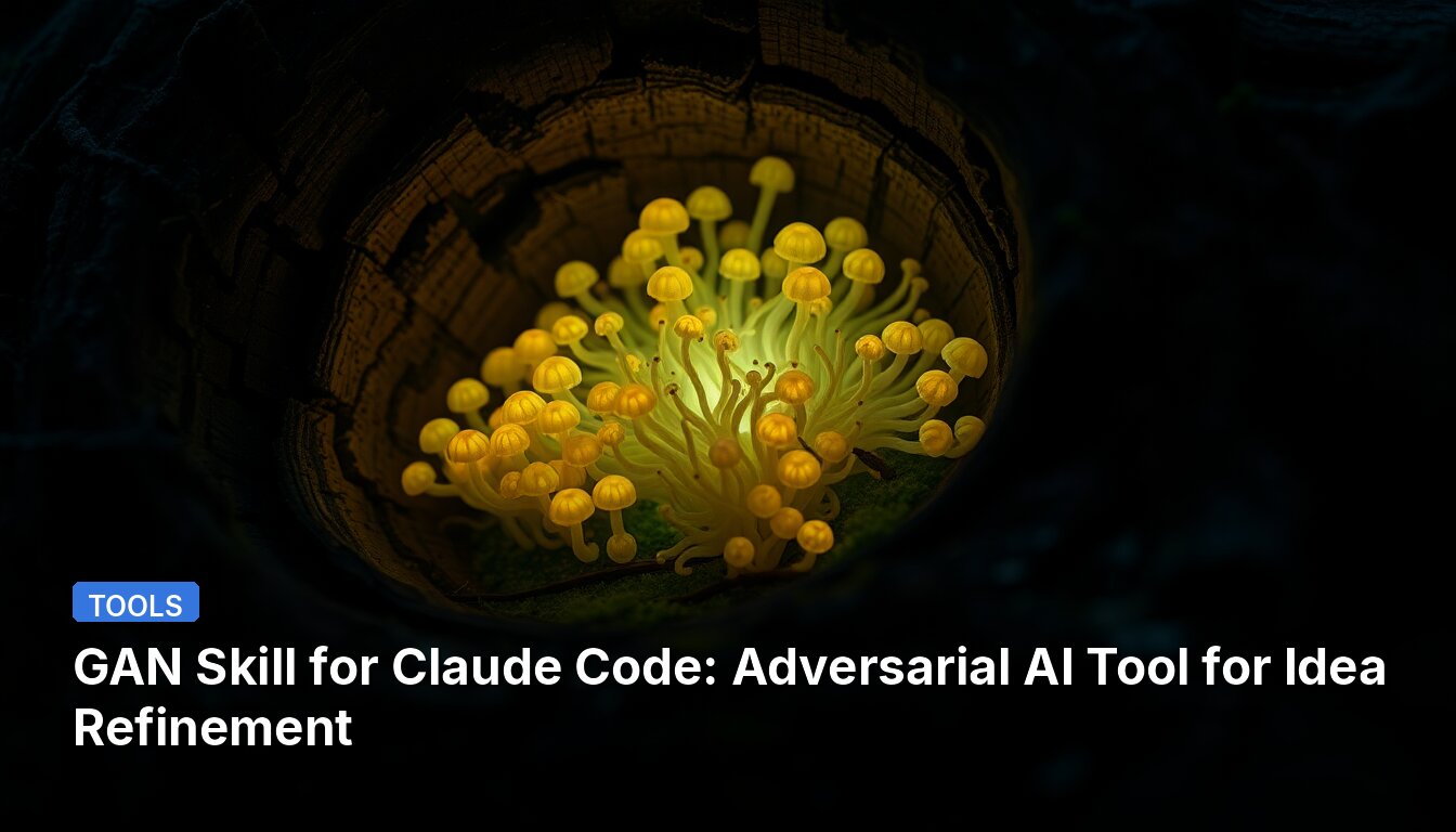 GAN Skill for Claude Code: Adversarial AI Tool for Idea Refinement