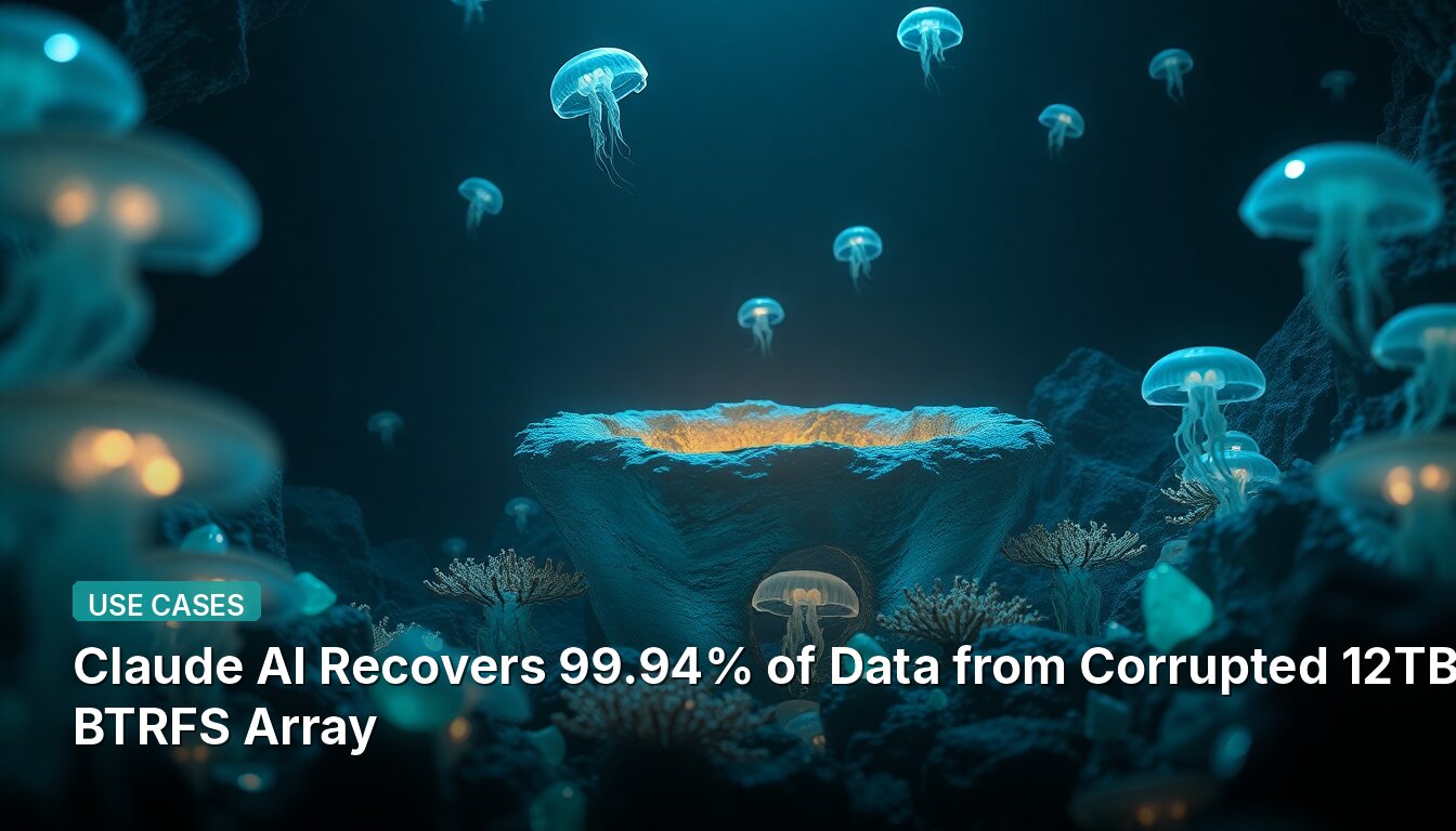 Claude AI Recovers 99.94% of Data from Corrupted 12TB BTRFS Array