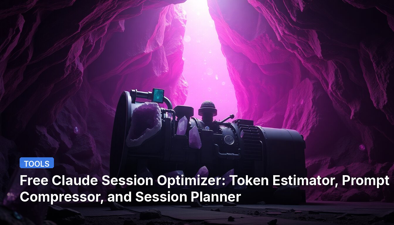 Free Claude Session Optimizer: Token Estimator, Prompt Compressor, and Session Planner