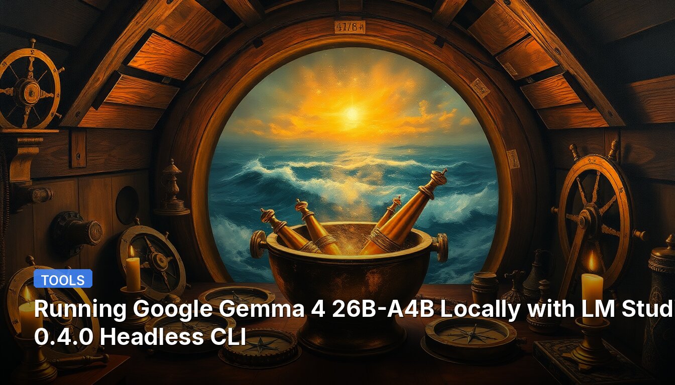 Running Google Gemma 4 26B-A4B Locally with LM Studio 0.4.0 Headless CLI