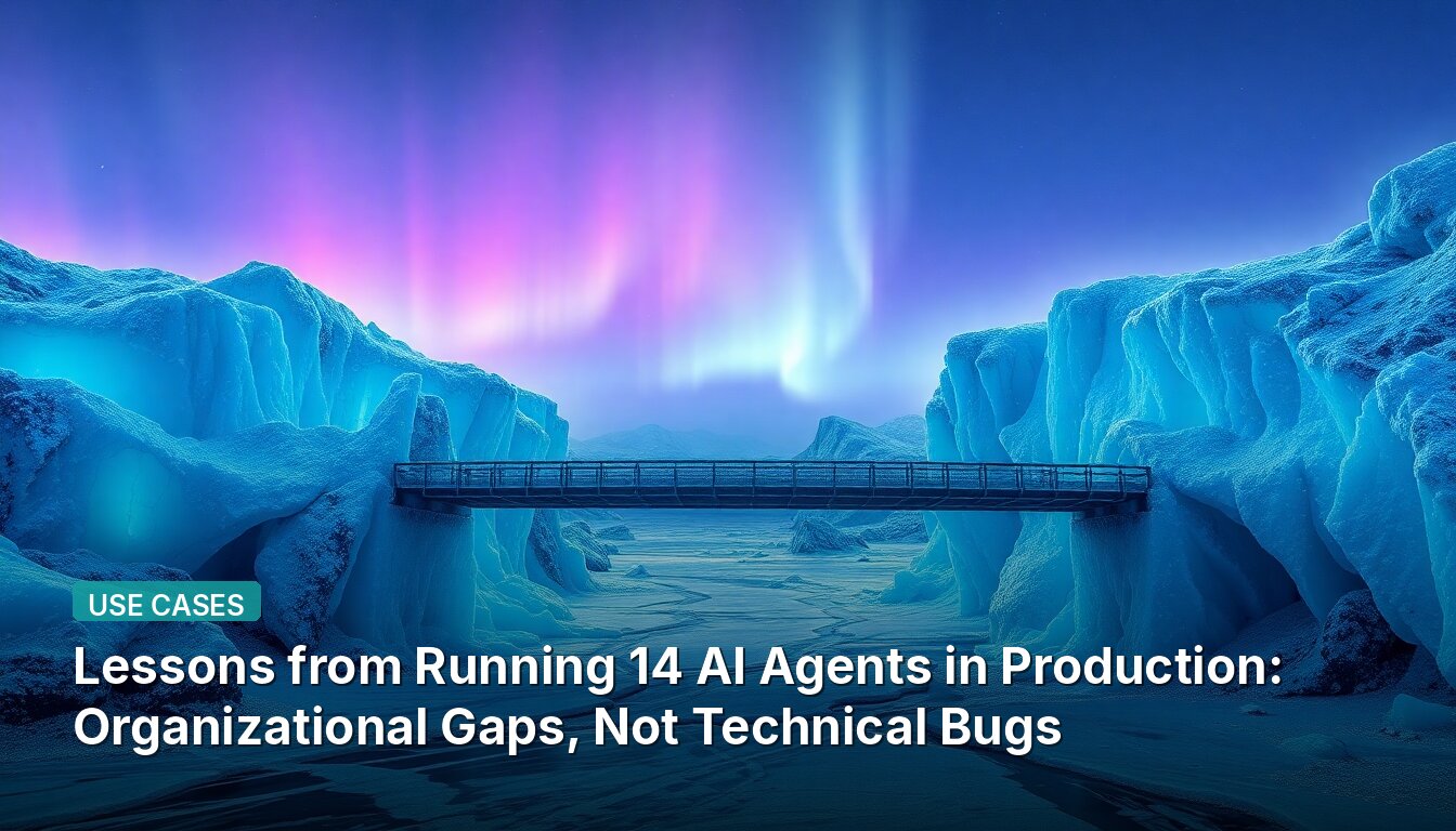 Lessons from Running 14 AI Agents in Production: Organizational Gaps, Not Technical Bugs