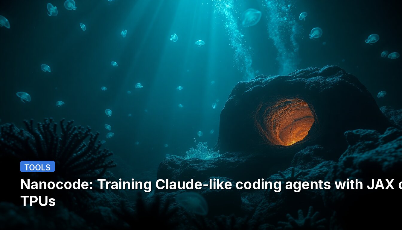 Nanocode: Training Claude-like coding agents with JAX on TPUs