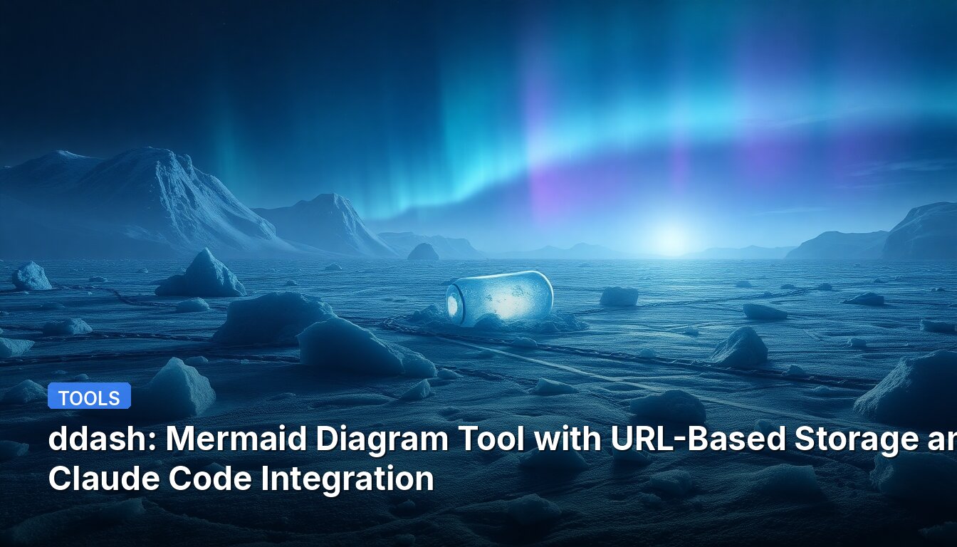 ddash: Mermaid Diagram Tool with URL-Based Storage and Claude Code Integration