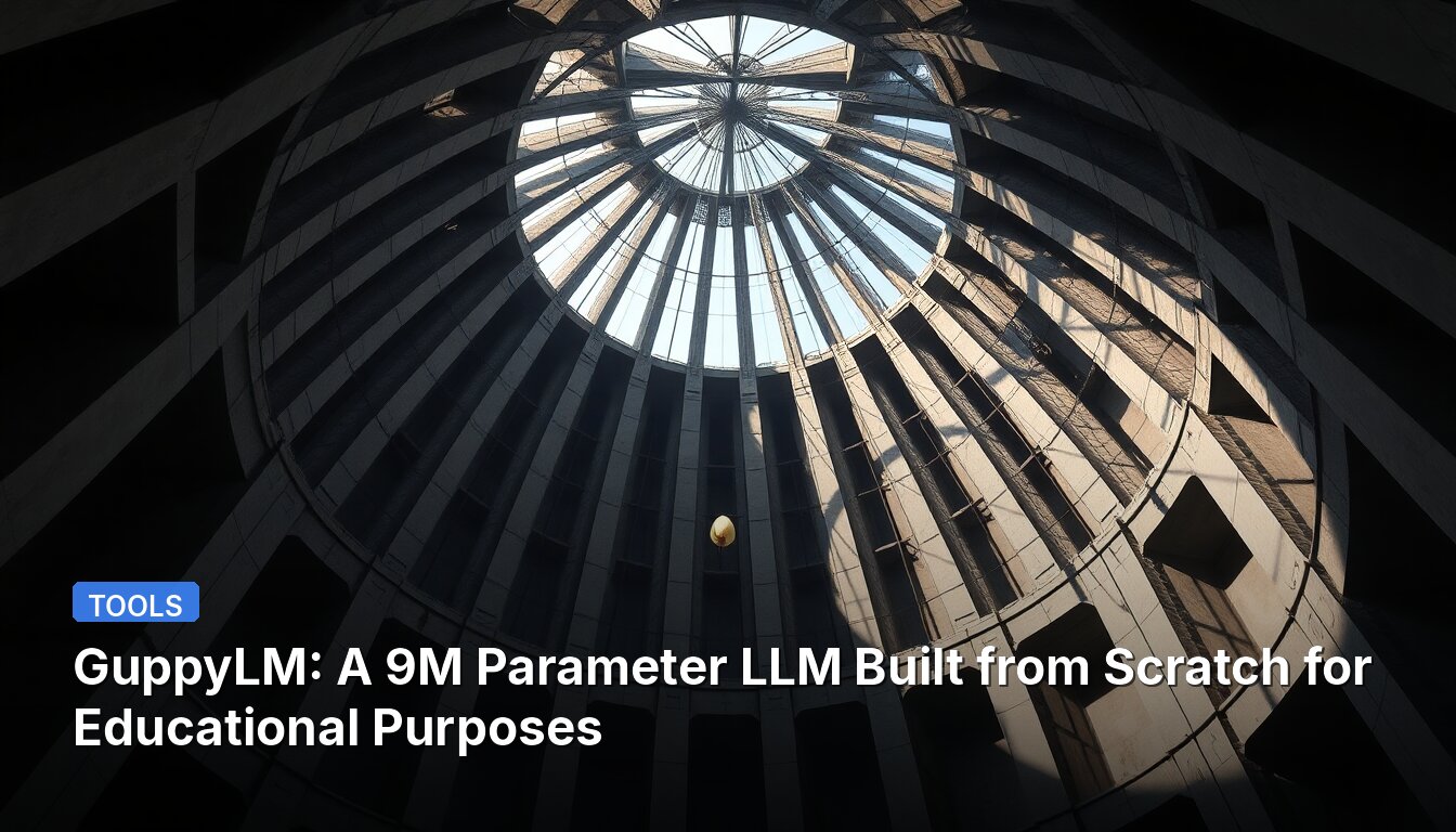 GuppyLM: A 9M Parameter LLM Built from Scratch for Educational Purposes