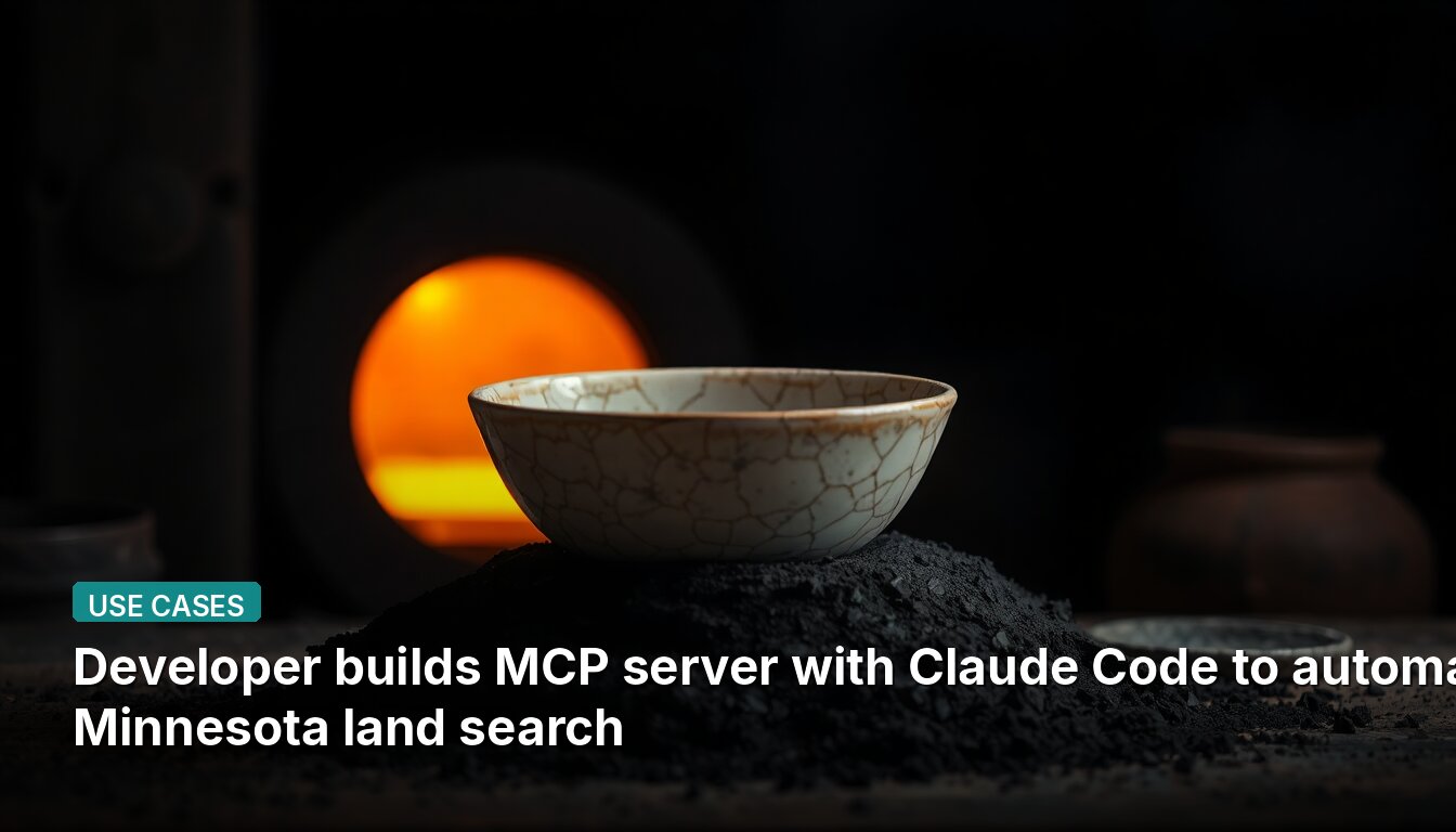 Developer builds MCP server with Claude Code to automate Minnesota land search