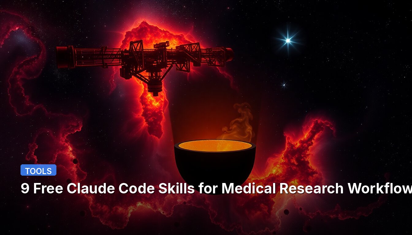 9 Free Claude Code Skills for Medical Research Workflow