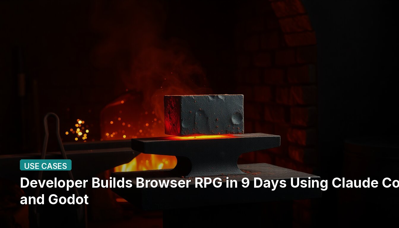 Developer Builds Browser RPG in 9 Days Using Claude Code and Godot