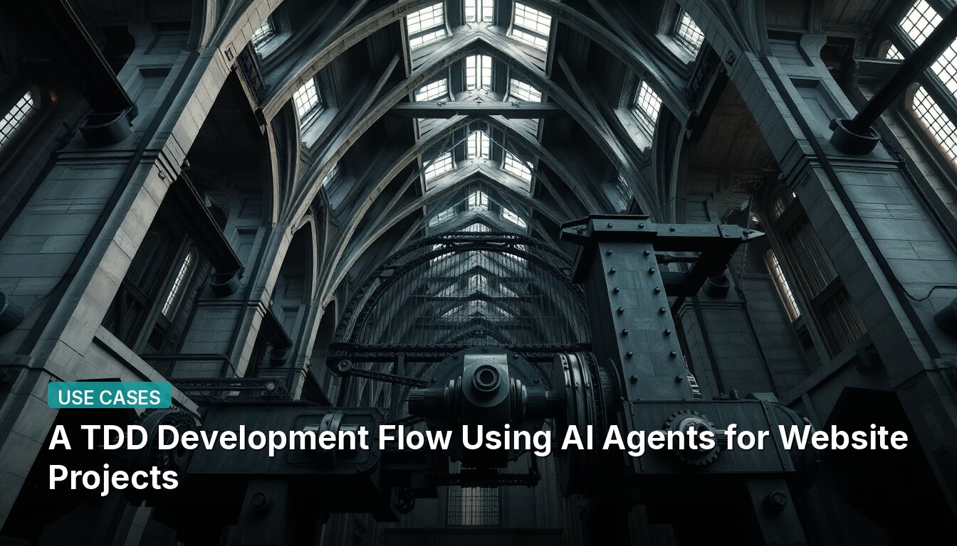 A TDD Development Flow Using AI Agents for Website Projects