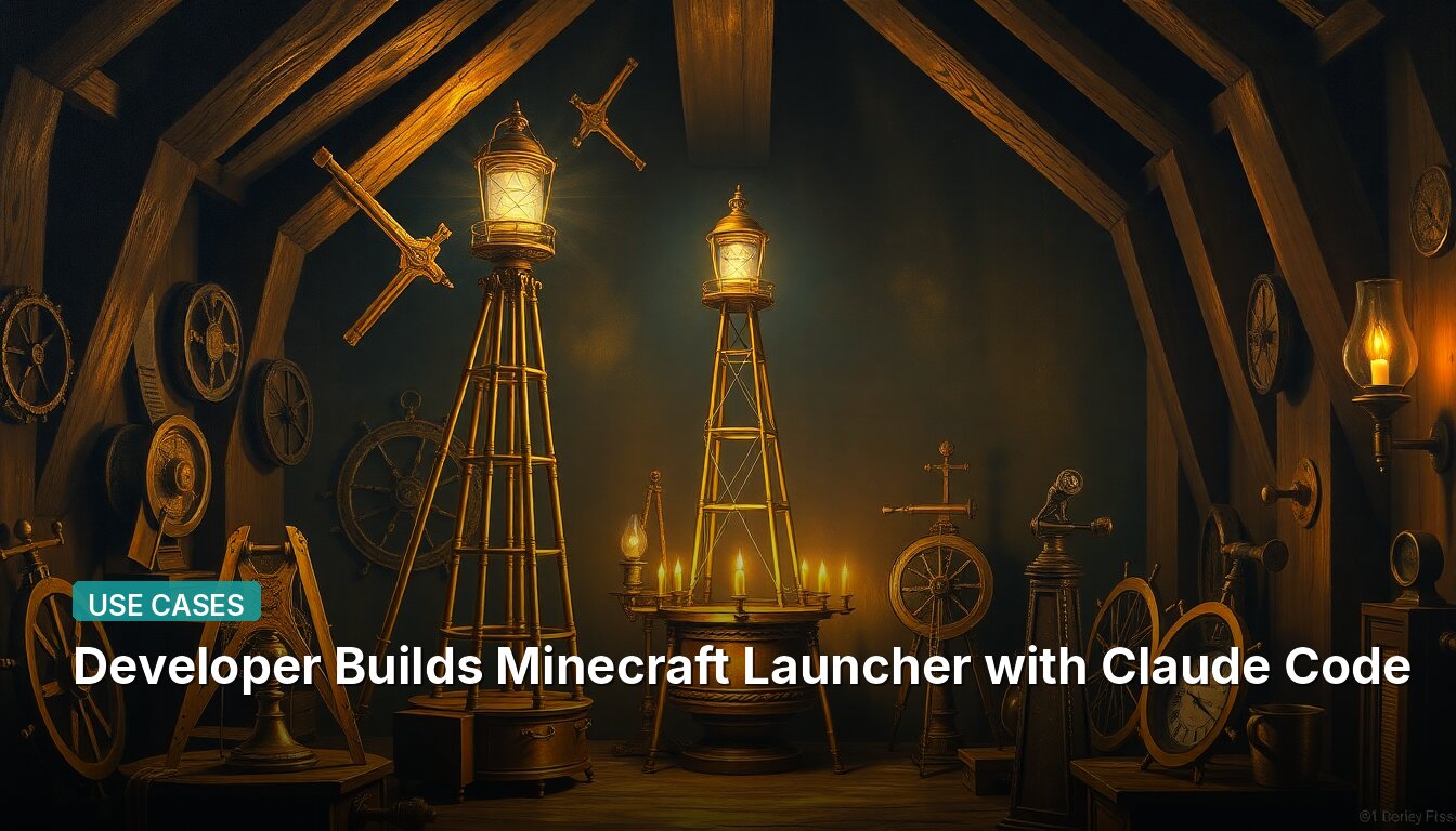 Developer Builds Minecraft Launcher with Claude Code