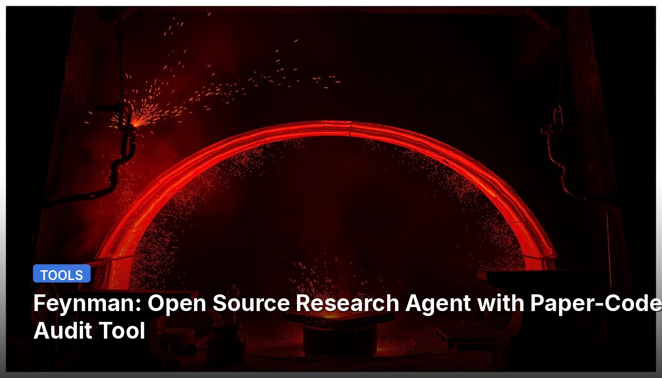 Feynman: Open Source Research Agent with Paper-Codebase Audit Tool