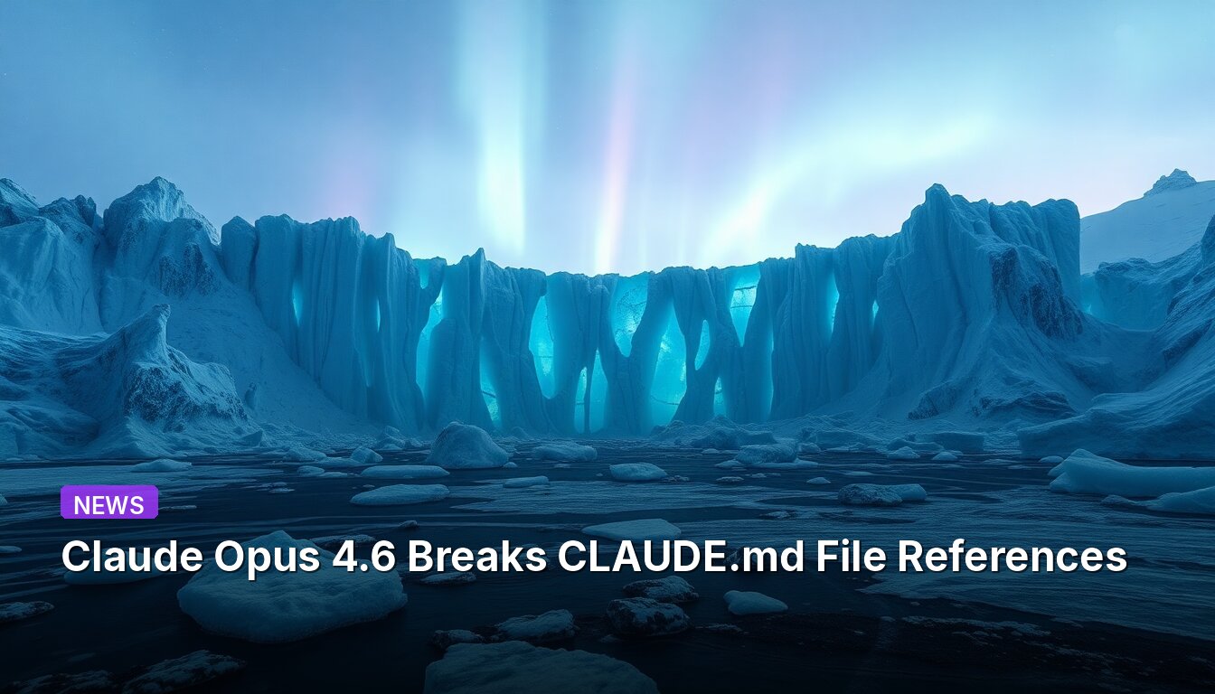 Claude Opus 4.6 Breaks CLAUDE.md File References