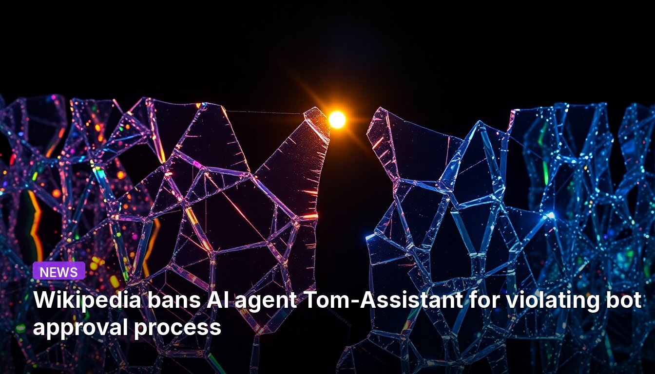 Wikipedia bans AI agent Tom-Assistant for violating bot approval process