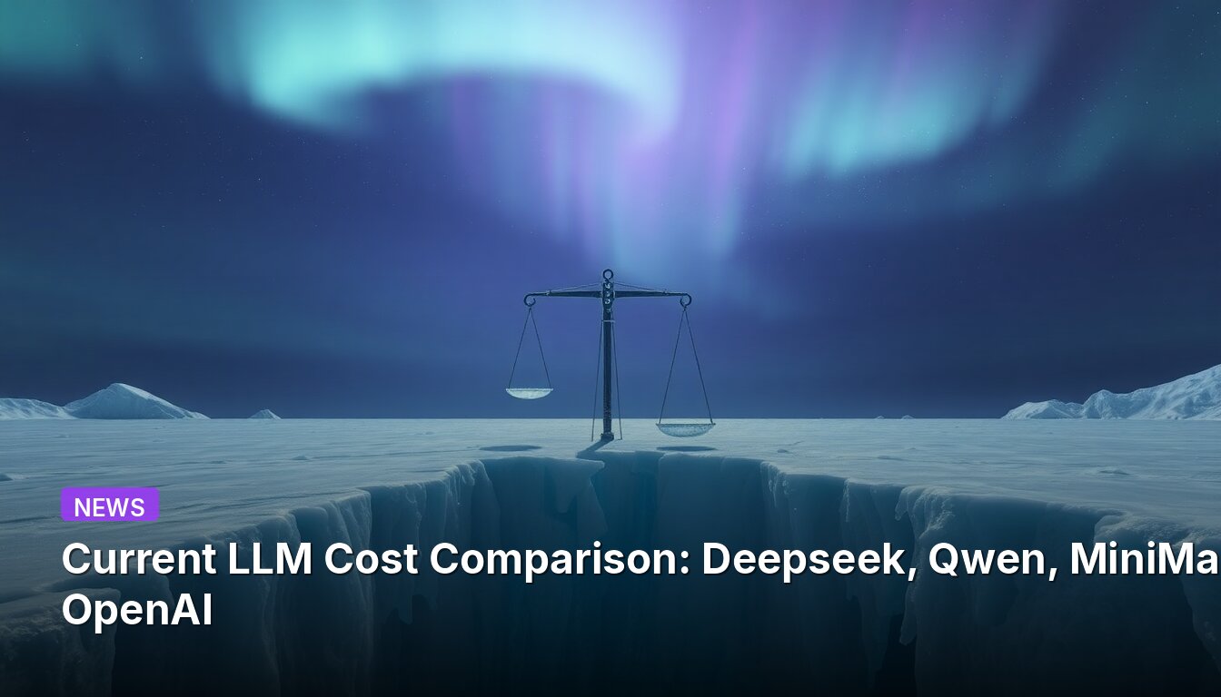 Current LLM Cost Comparison: Deepseek, Qwen, MiniMax vs OpenAI